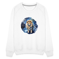 Thumbnail for Women’s Mythical Leo Premium Sweatshirt - white