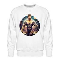 Thumbnail for Men’s Mythical Libra Premium Sweatshirt - white