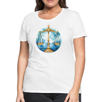 Thumbnail for Women’sMythical Libra Premium T-Shirt - white