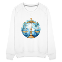 Thumbnail for Women’s Mythical Libra Premium Sweatshirt - white