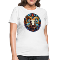 Thumbnail for Women's Mosaic Aries T-Shirt - white