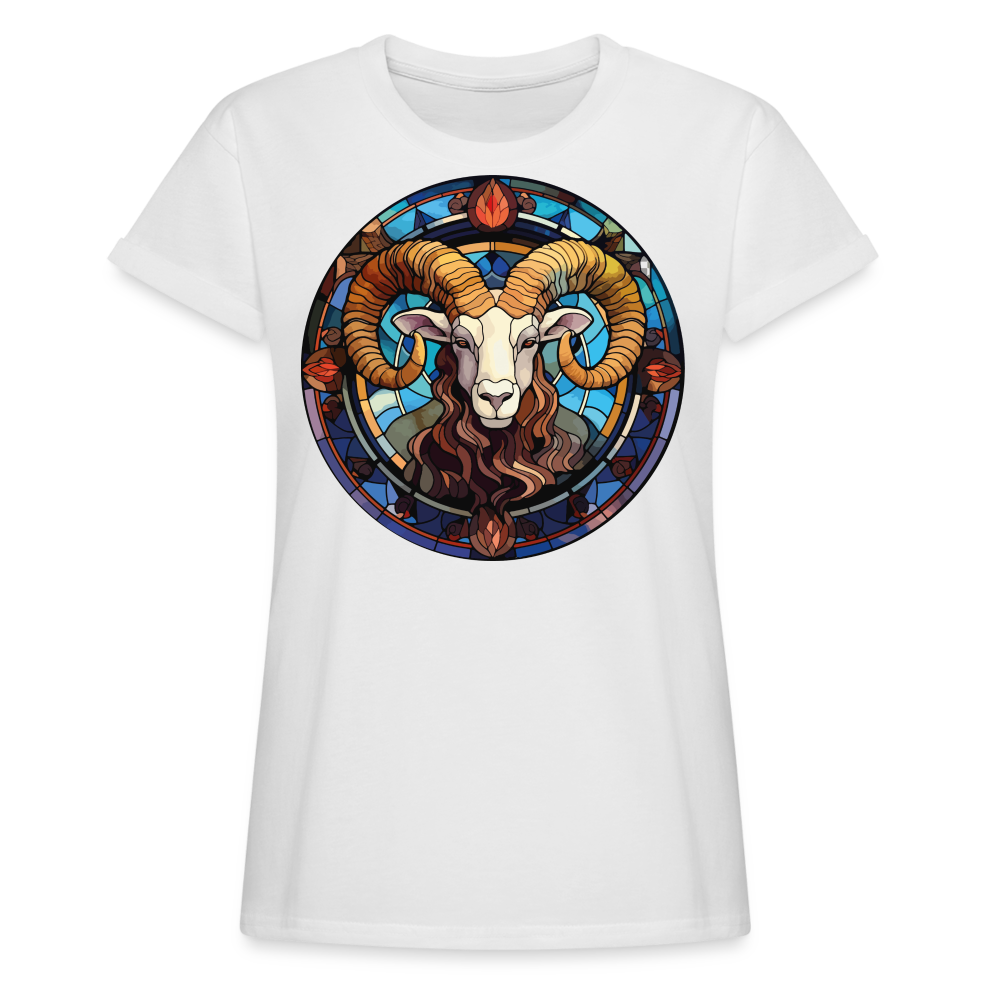 Women's Mosaic Aries Relaxed Fit T-Shirt - white