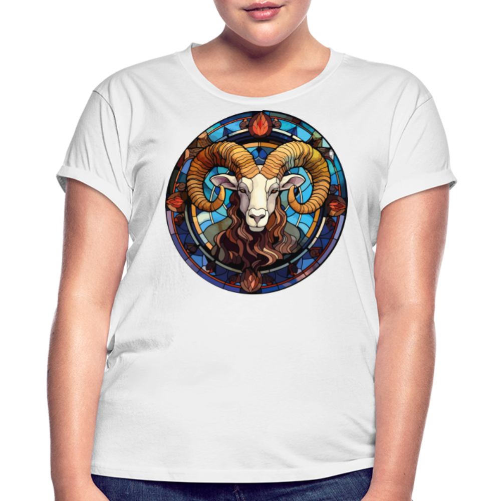 Women's Mosaic Aries Relaxed Fit T-Shirt - white