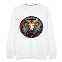 Thumbnail for Men’s Mosaic Aries Premium Sweatshirt - white