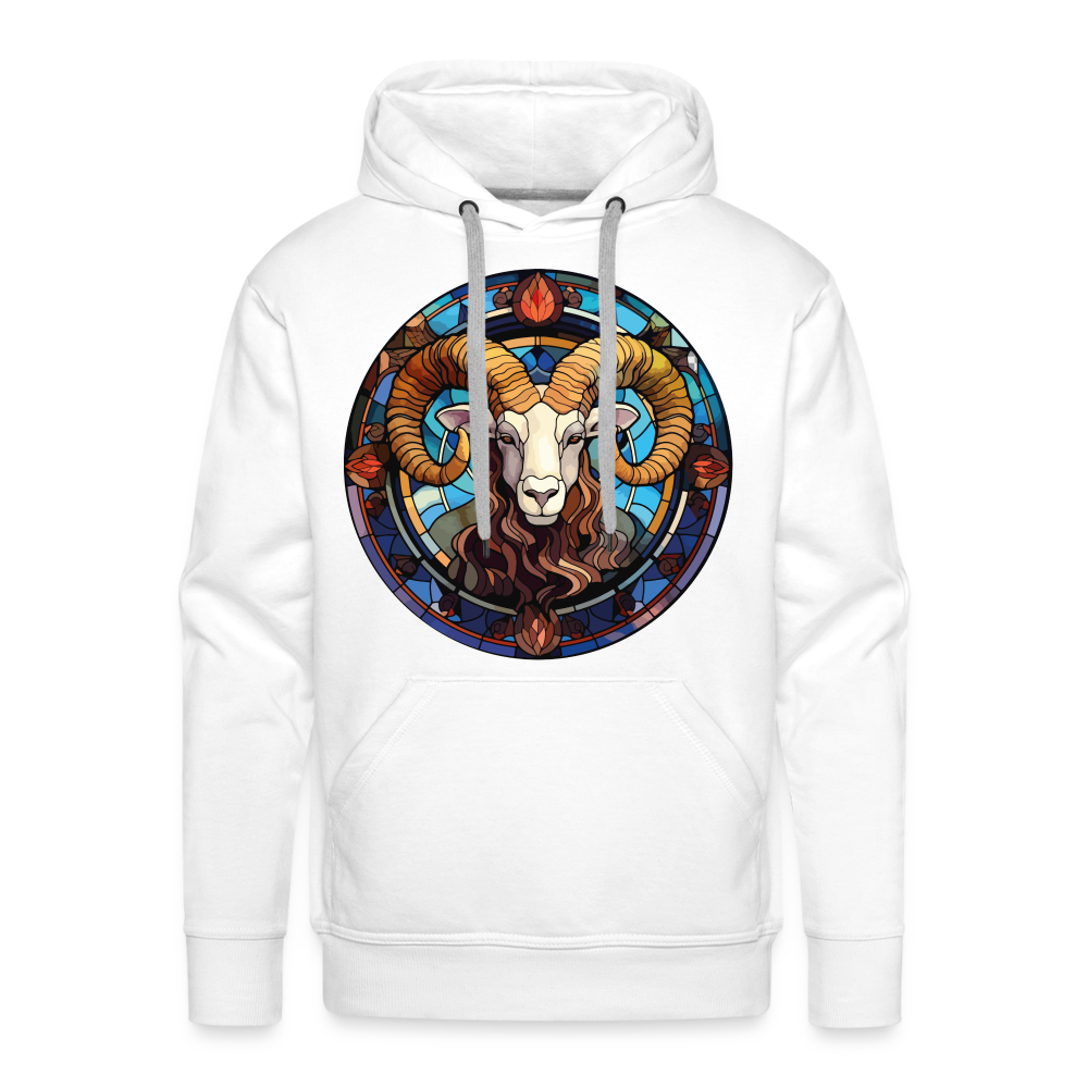 Men’s Mosaic Aries Premium Hoodie - white