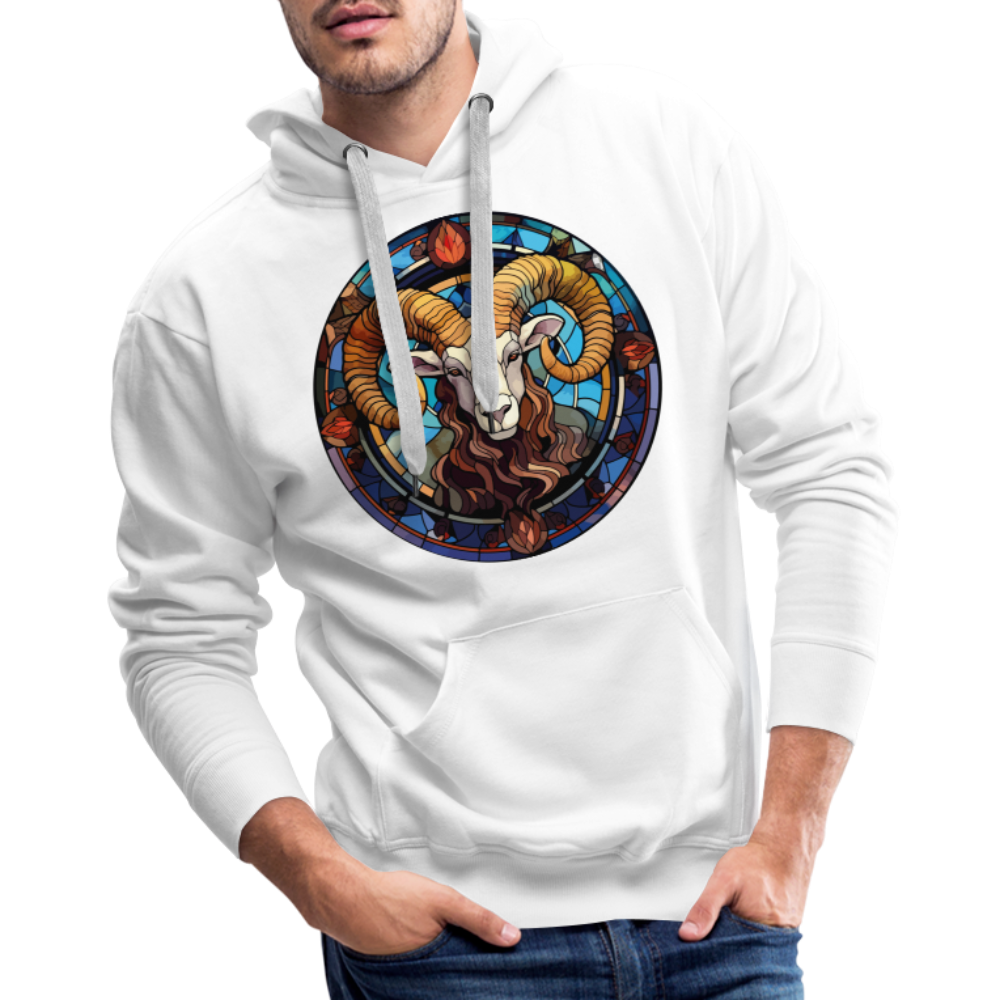 Men’s Mosaic Aries Premium Hoodie - white