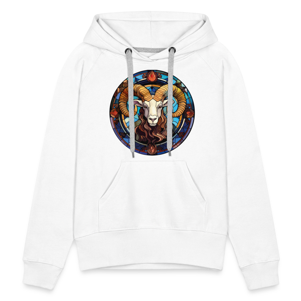 Women’s Mosaic Aries Premium Hoodie - white