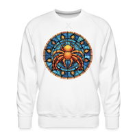 Thumbnail for Men’s Mosaic Cancer Premium Sweatshirt - white