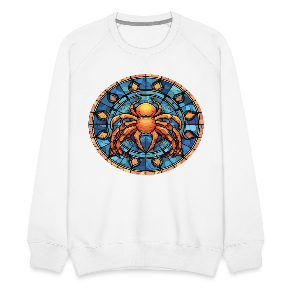 Men’s Mosaic Cancer Premium Sweatshirt - white