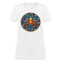 Thumbnail for Women's Mosaic Cancer T-Shirt - white