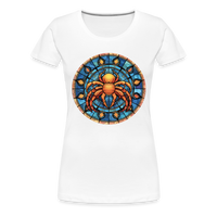 Thumbnail for Women’s Mosaic Cancer Premium T-Shirt - white