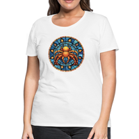 Thumbnail for Women’s Mosaic Cancer Premium T-Shirt - white