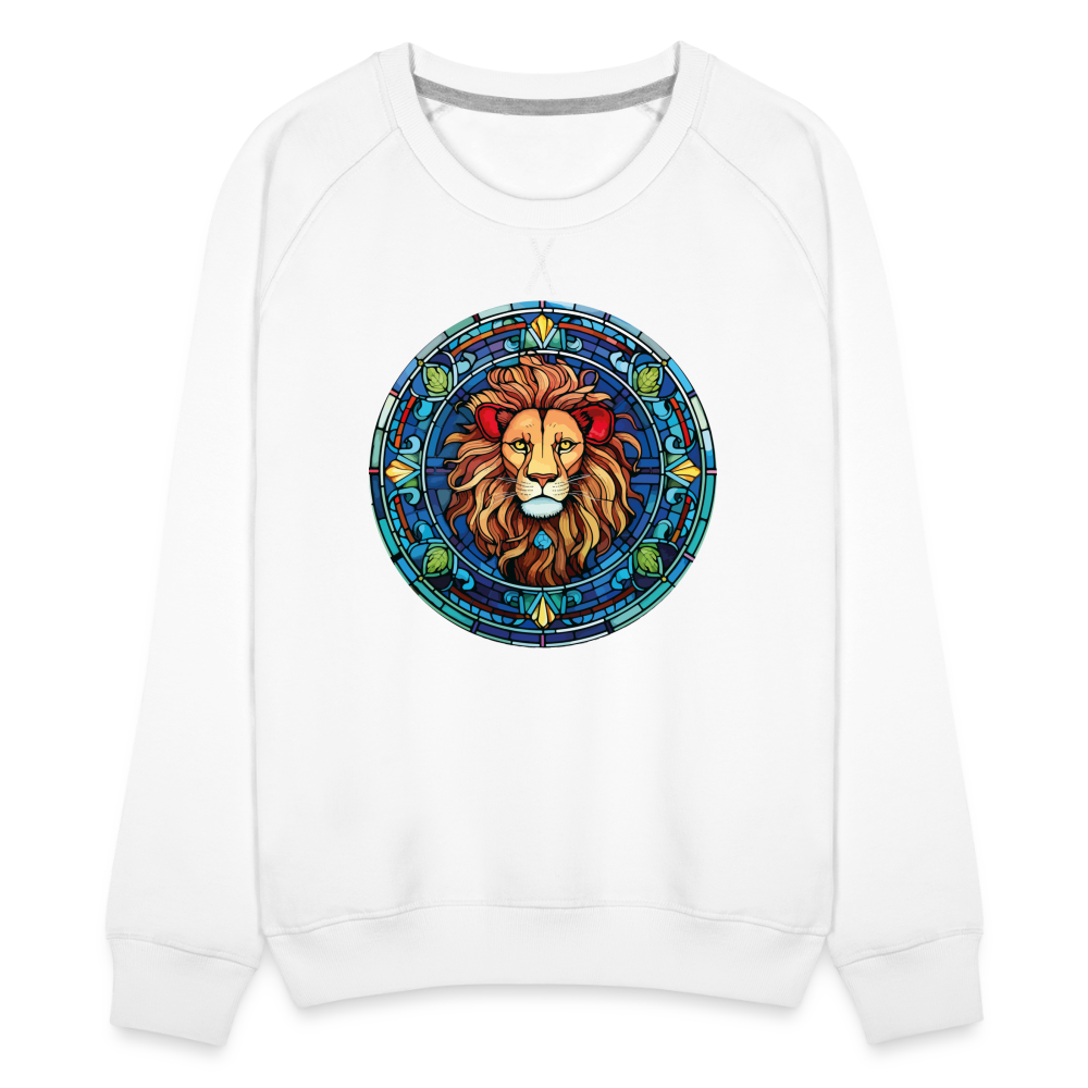 Women’s Mosaic Leo Premium Sweatshirt - white