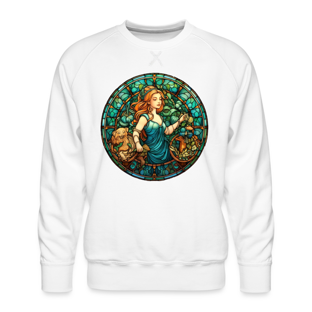 Men’s Mosaic Virgo Premium Sweatshirt - white