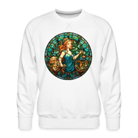 Thumbnail for Men’s Mosaic Virgo Premium Sweatshirt - white