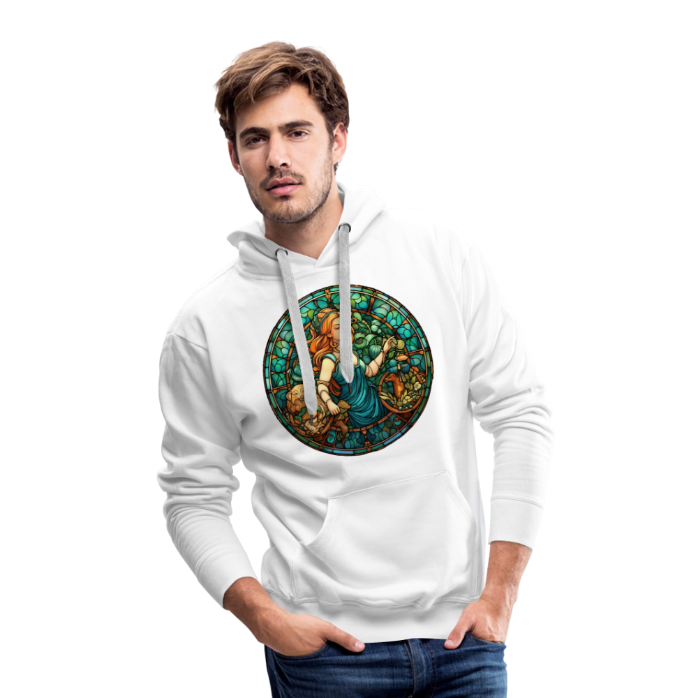 Men’s Mosaic Virgo Premium Hoodie - white