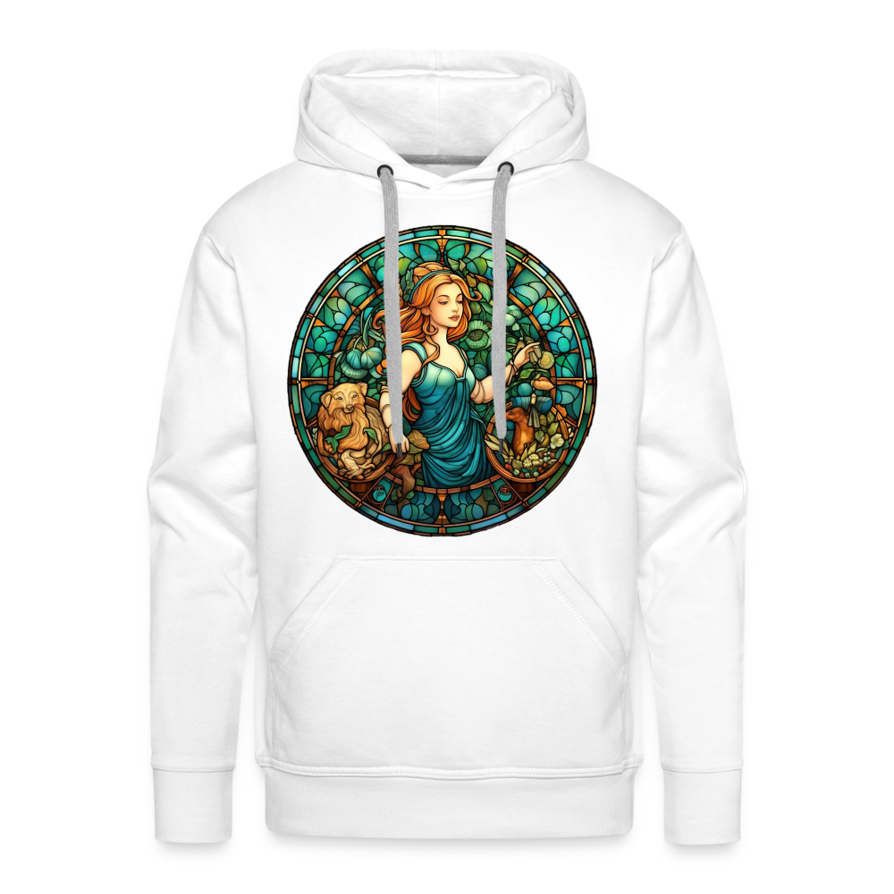 Men’s Mosaic Virgo Premium Hoodie - white