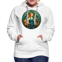 Thumbnail for Women’s Mosaic Virgo Premium Hoodie - white