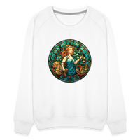 Thumbnail for Women’s MosaicVirgo Premium Sweatshirt - white