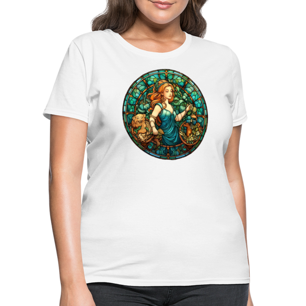 Women's Mosaic Virgo T-Shirt - white