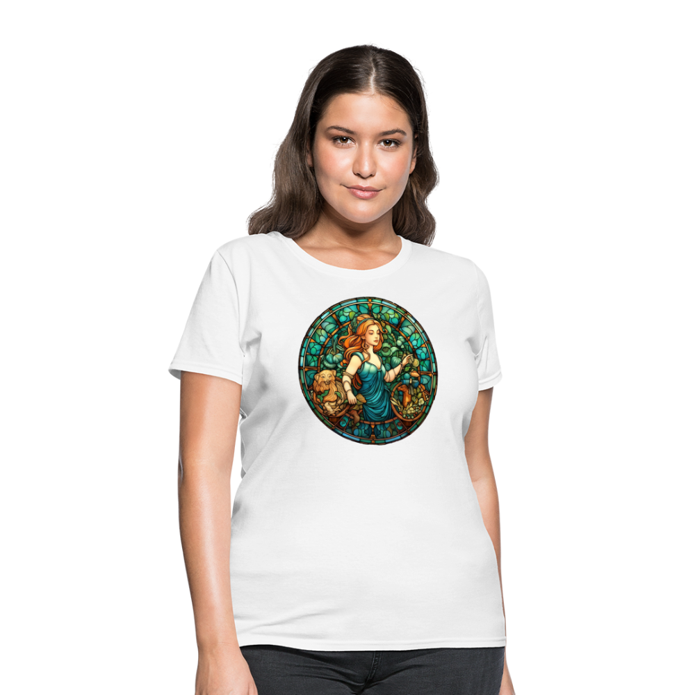 Women's Mosaic Virgo T-Shirt - white