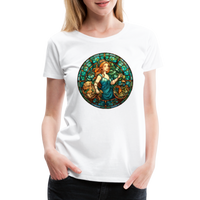 Thumbnail for Women’s Mosaic Virgo Premium T-Shirt - white
