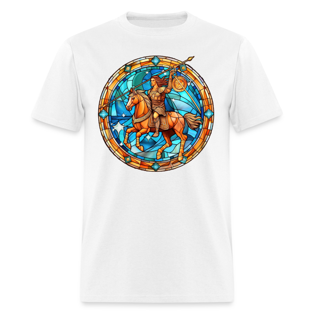 Men's Mosaic Sagittarius Classic T-Shirt - white