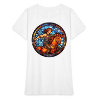 Thumbnail for Women's Mosaic Sagittarius T-Shirt - white