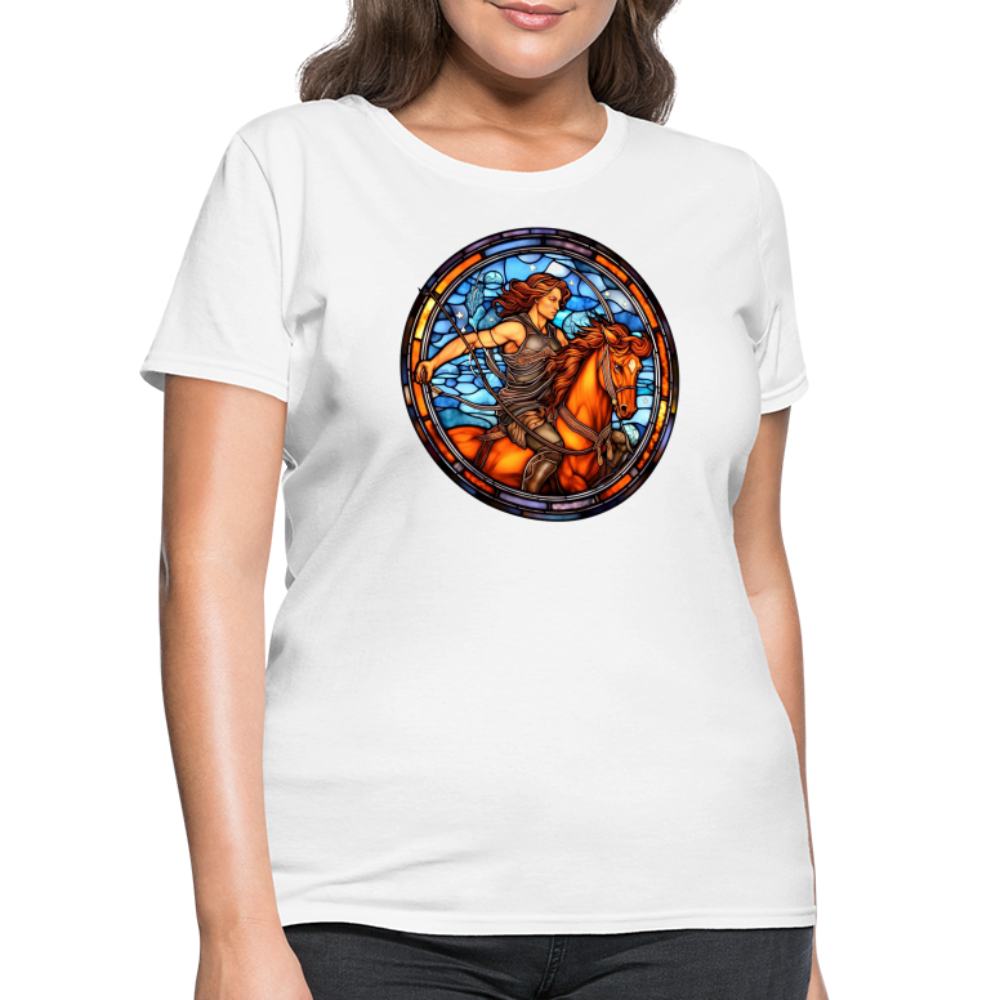 Women's Mosaic Sagittarius T-Shirt - white