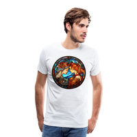 Thumbnail for Men's Mosaic Gemini Premium T-Shirt - white