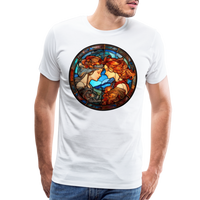 Thumbnail for Men's Mosaic Gemini Premium T-Shirt - white