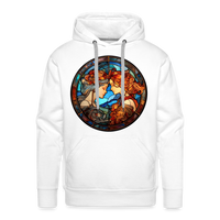 Thumbnail for Men’s Mosaic Gemini Premium Hoodie - white