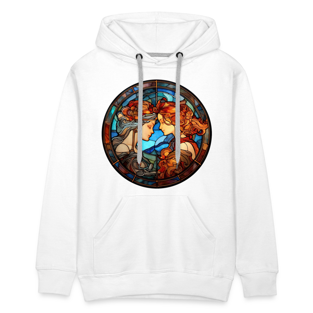 Men’s Mosaic Gemini Premium Hoodie - white