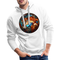 Thumbnail for Men’s Mosaic Gemini Premium Hoodie - white