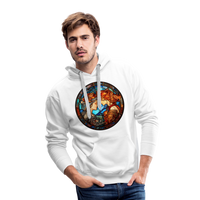 Thumbnail for Men’s Mosaic Gemini Premium Hoodie - white