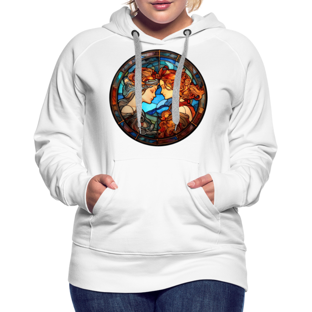 Women’s Mosaic Gemini Premium Hoodie - white