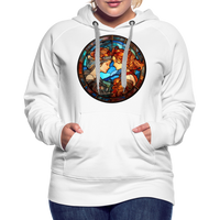 Thumbnail for Women’s Mosaic Gemini Premium Hoodie - white