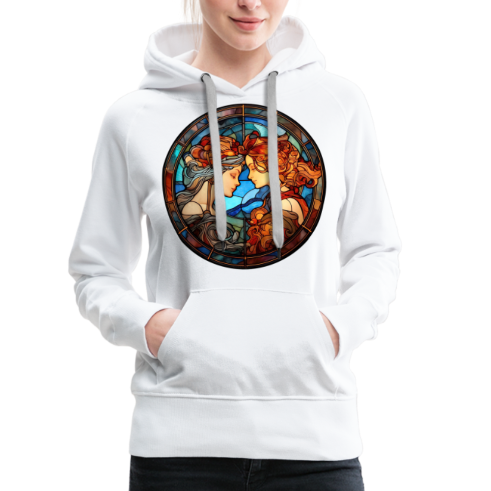 Women’s Mosaic Gemini Premium Hoodie - white