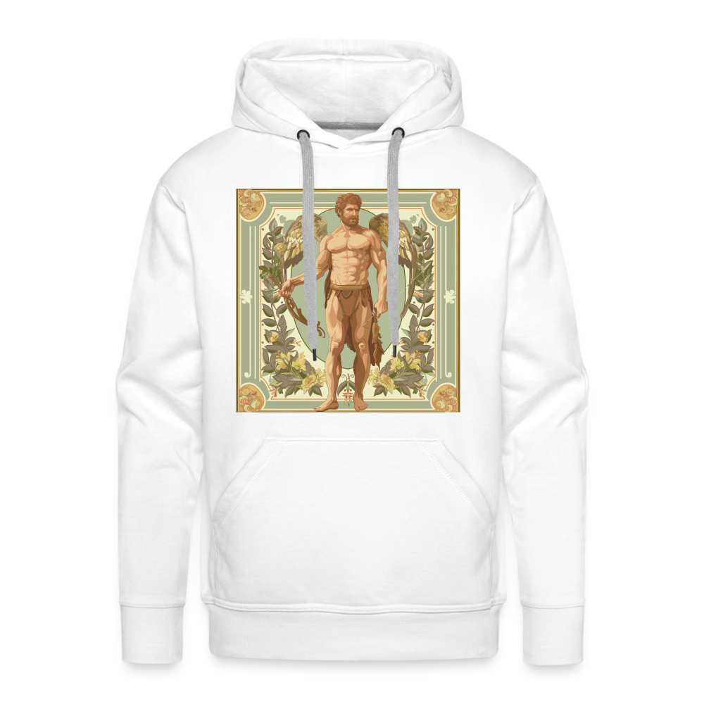 Men’s Mythical Virgo Premium Hoodie - white