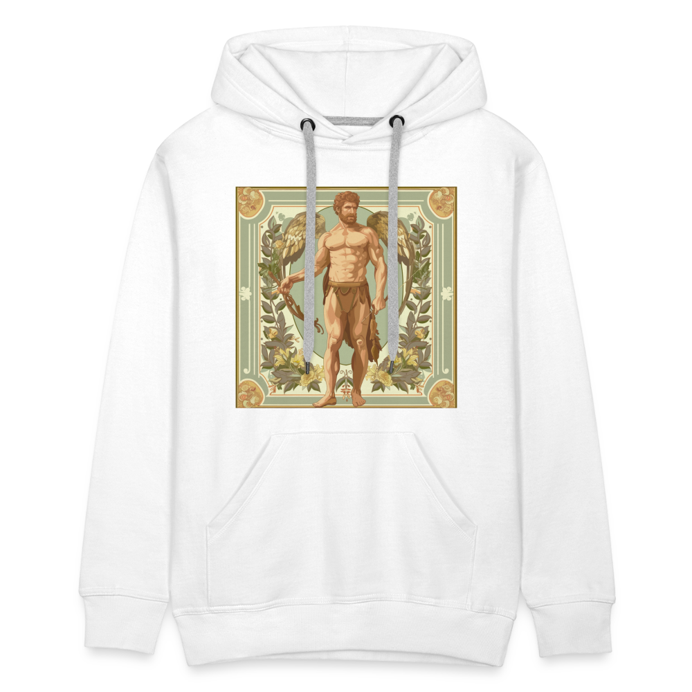 Men’s Mythical Virgo Premium Hoodie - white