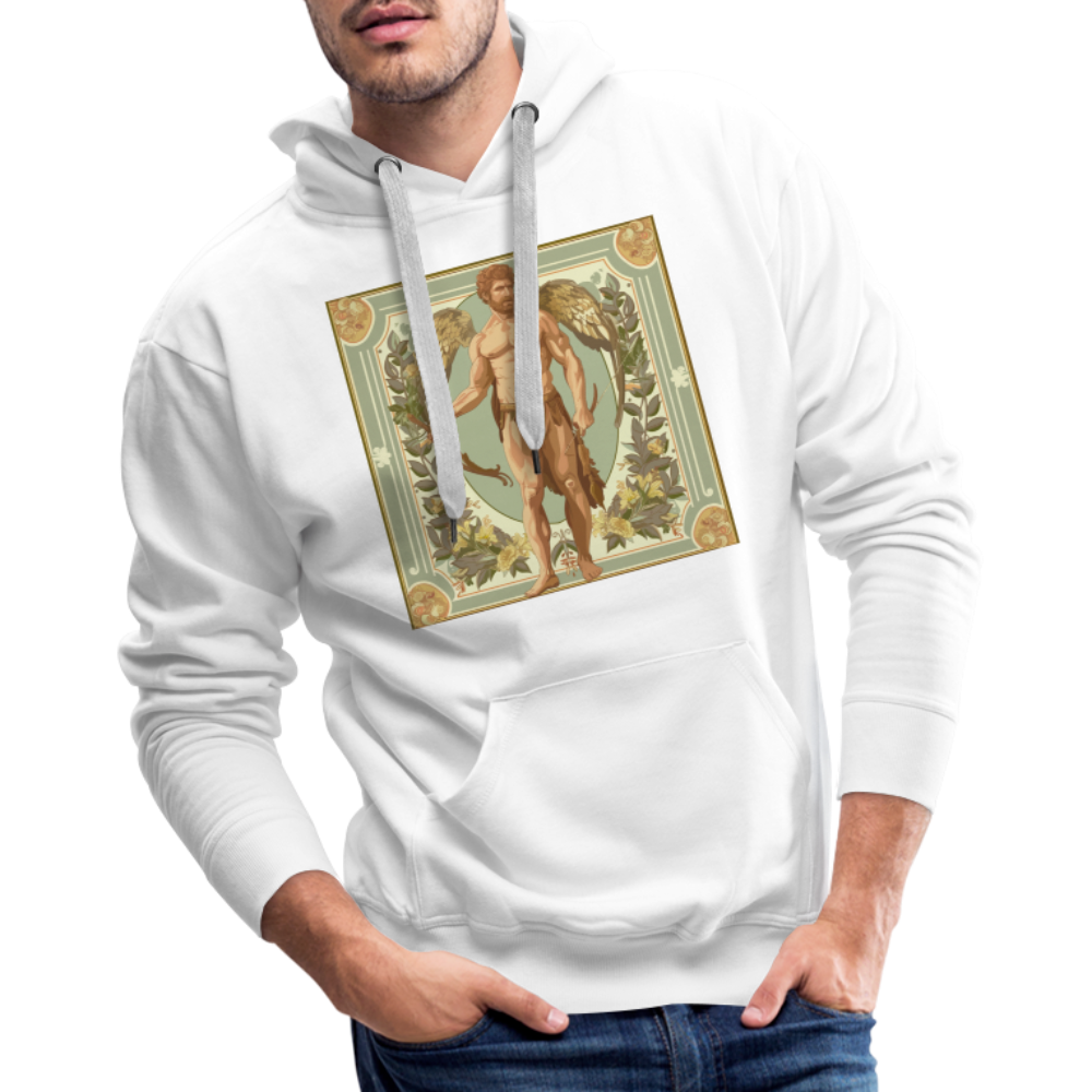 Men’s Mythical Virgo Premium Hoodie - white