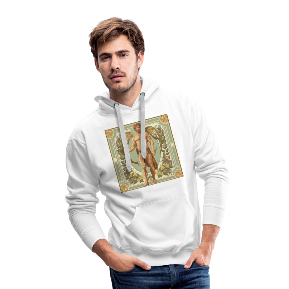 Men’s Mythical Virgo Premium Hoodie - white