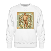 Thumbnail for Men’s Mythical Virgo Premium Sweatshirt - white