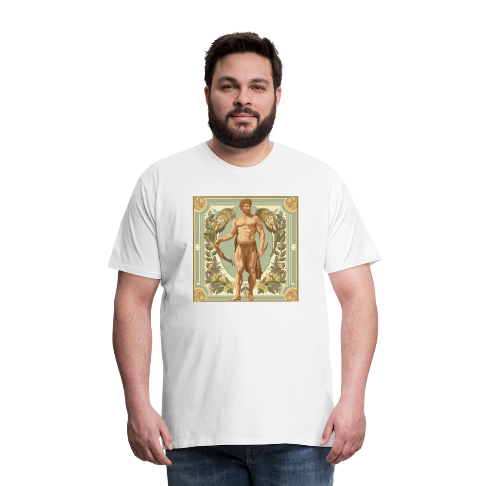 Men's Mythical Virgo Premium T-Shirt - white