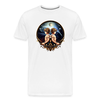 Thumbnail for Men's Mythical Gemini Premium T-Shirt - white