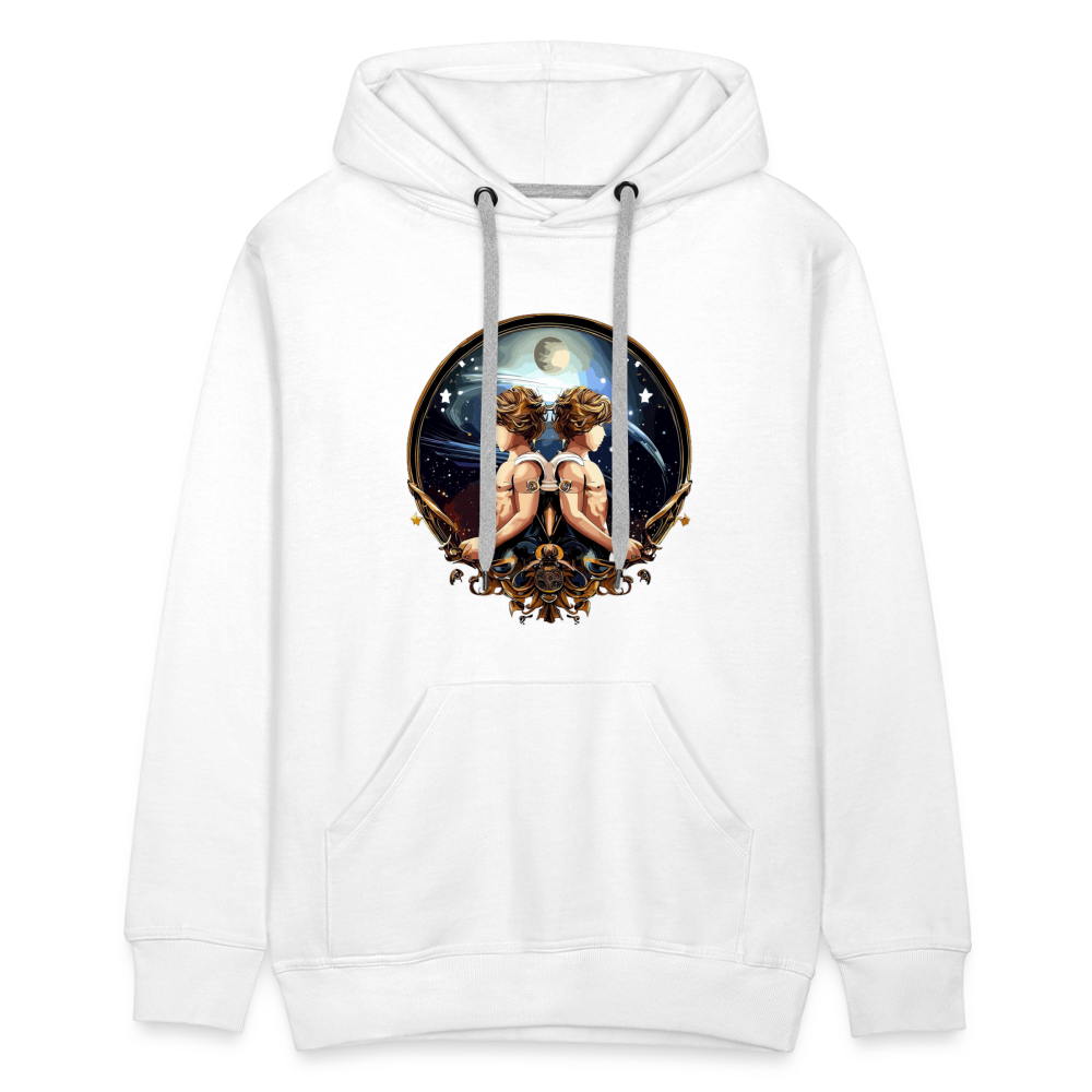 Men’s Mythical Gemini Premium Hoodie - white