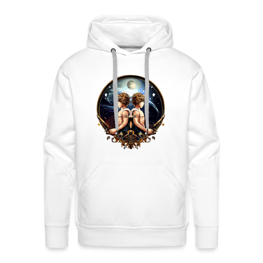 Men’s Mythical Gemini Premium Hoodie - white