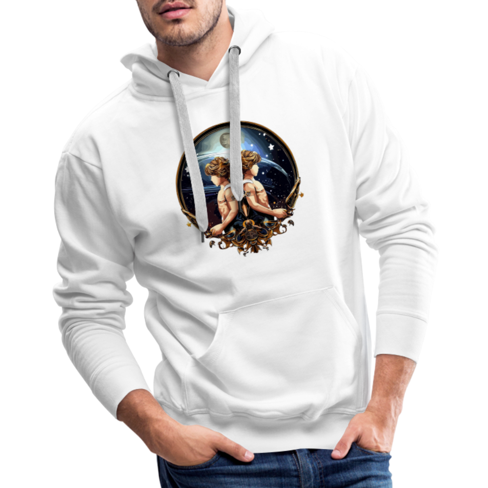 Men’s Mythical Gemini Premium Hoodie - white