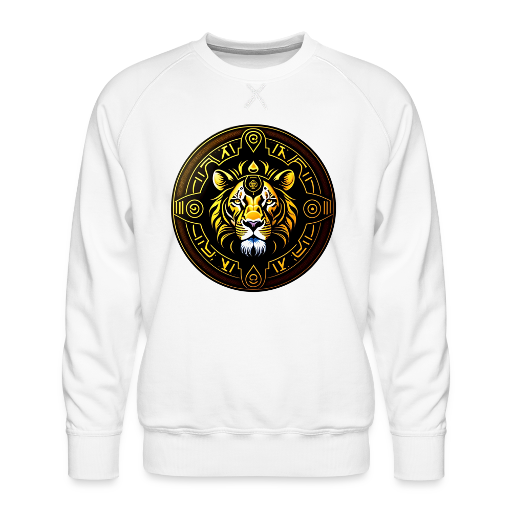 Men’s Mythical Leo Premium Sweatshirt - white