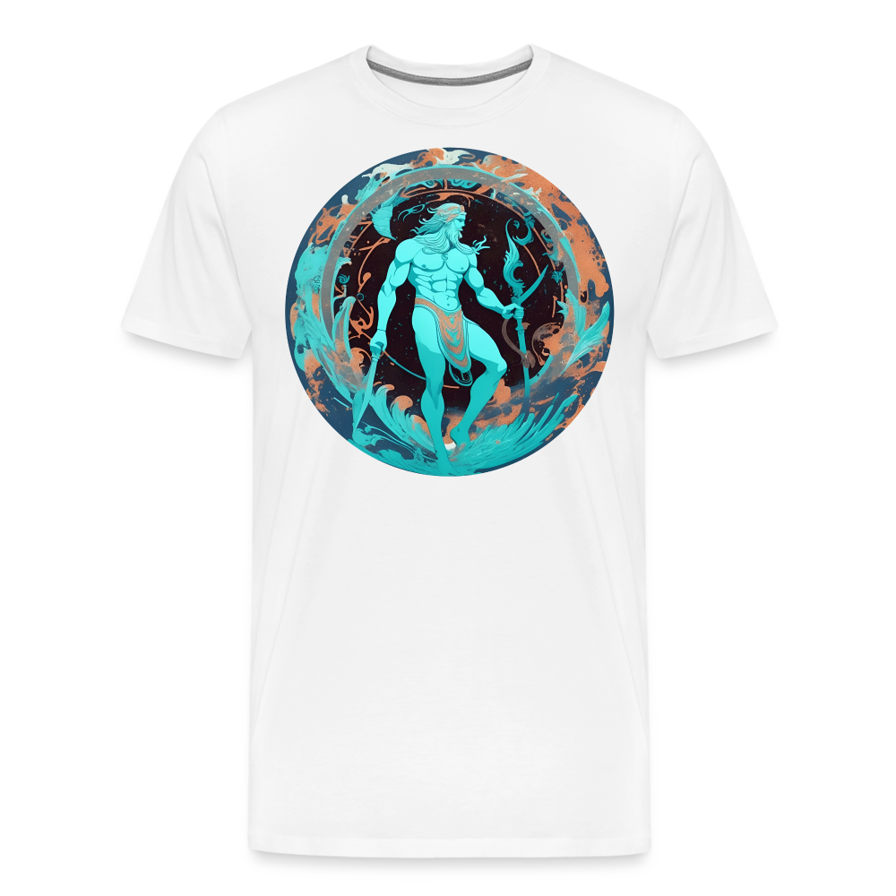 Men's Mythical Aquarius Premium T-Shirt - white